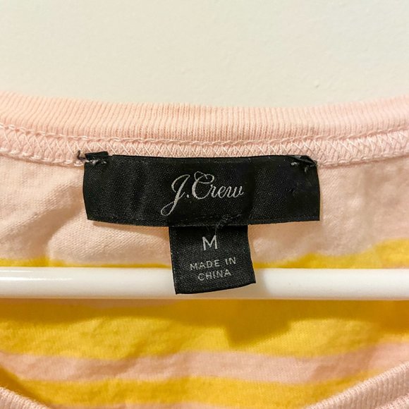 J. Crew Oversized Comfy Striped T-Shirt Medium - Picture 4 of 5